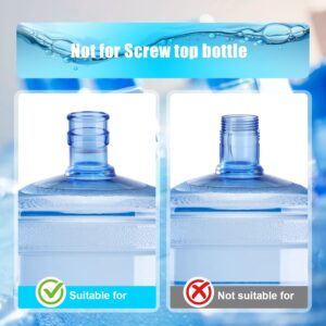 3 & 5 Gallon Water Jug Cap Replacement Non Spill Bottle Caps Anti Splash Peel Pack of 20