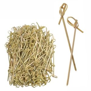 perfectware - bambooknot4-300ct bamboo knot 4-300ct 4" bamboo knot picks (pack of 300)