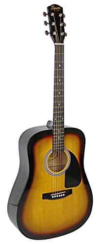 Squier SA-150 Dreadnought Acoustic Guitar, Sunburst