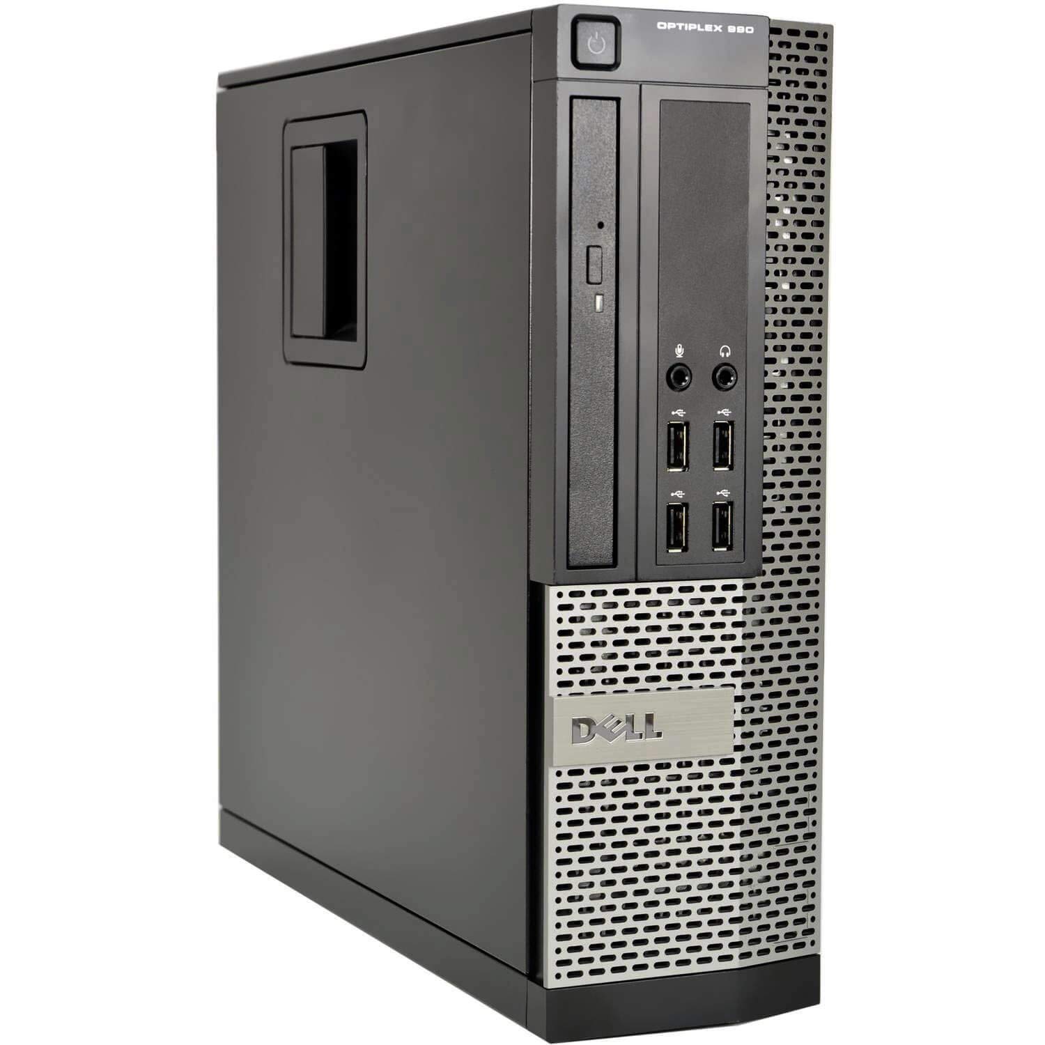 Dell Optiplex 990 Small Form Factor Business Desktop Computer, Intel Quad-Core i5-2400 up to 3.4GHz, 16GB RAM, 2TB HDD, DVD, WiFi, Windows 10 Professional (Renewed)