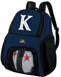 broad bay personalized soccer backpack - customized soccer bag soccer gifts