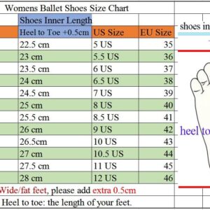 missfiona Womens PU Leather Ballet Slippers Dance Shoes Split Sole Belly Flat Adult Dance Trainers(7, Gold)