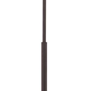 Possini Euro Design Nayla Modern Floor Lamp Standing 62.5" Tall Bronze Steel Slender Column Off White Fabric Tapered Drum Shade Decor for Living Room Reading House Bedroom Home