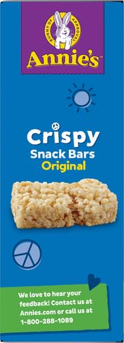 Annie's Organic Original Crispy Snack Bars, Gluten Free, 3.9 oz, 5 ct.