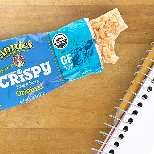 Annie's Organic Original Crispy Snack Bars, Gluten Free, 3.9 oz, 5 ct.