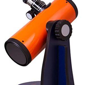 Levenhuk LabZZ D1 Easy to Use Telescope for Children with Rotating Table Dobson Mount and 100x Magnification