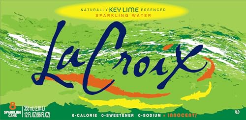 LaCroix Sparkling Water, Key Lime, 12 Fl Oz (pack of 8)