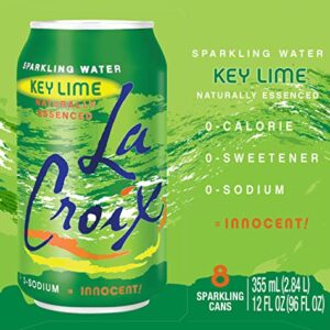 LaCroix Sparkling Water, Key Lime, 12 Fl Oz (pack of 8)