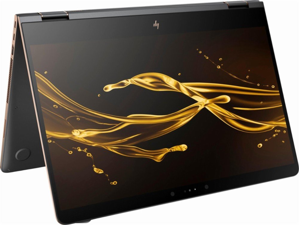 HP Older Spectre x360 2-in-1 15.6" 4K UHD Touch, Intel i7 8th Gen CPU 16GB RAM, 512GB SSD Dark Ash Silver - 3 Years McAfee Interet Security NO NUM-PAD, NO Fingerprint Reader