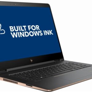 HP Older Spectre x360 2-in-1 15.6" 4K UHD Touch, Intel i7 8th Gen CPU 16GB RAM, 512GB SSD Dark Ash Silver - 3 Years McAfee Interet Security NO NUM-PAD, NO Fingerprint Reader