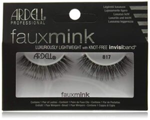 ardell faux mink strip lashes 817 black