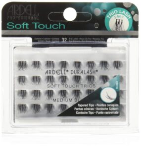 ardell soft touch trio individuals knotted, medium black