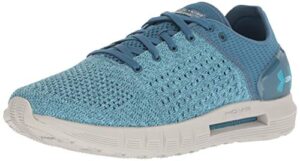 under armour women's hovr sonic running shoe, static blue (303)/ghost gray, 5