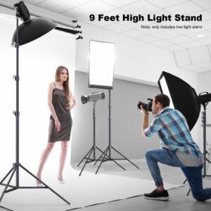 LINCO Lincostore Zenith 9 feet/288 cm Photo Studio Light Stands Set of Two for HTC Vive VR, Video, Portrait, and Product Photography