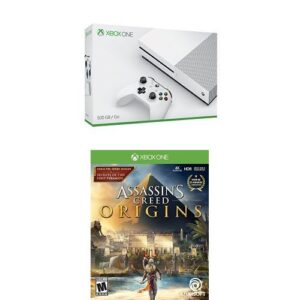 xbox one s 500gb console - assassin's creed origins bundle