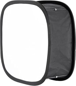 neewer led light panel softbox for 660/530/480 led light - outer 16.3'' x 6.5'', inner 9.8'' x 8.7'', foldable light diffuser with strap attachment and bag for photo studio portrait video shooting