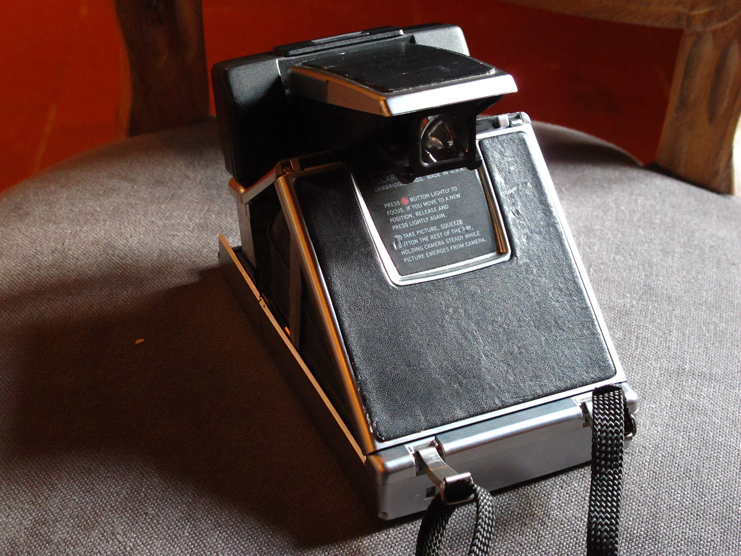 Polaroid SX-70 Black Camera Refurbished