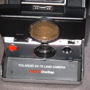 Polaroid SX-70 Black Camera Refurbished