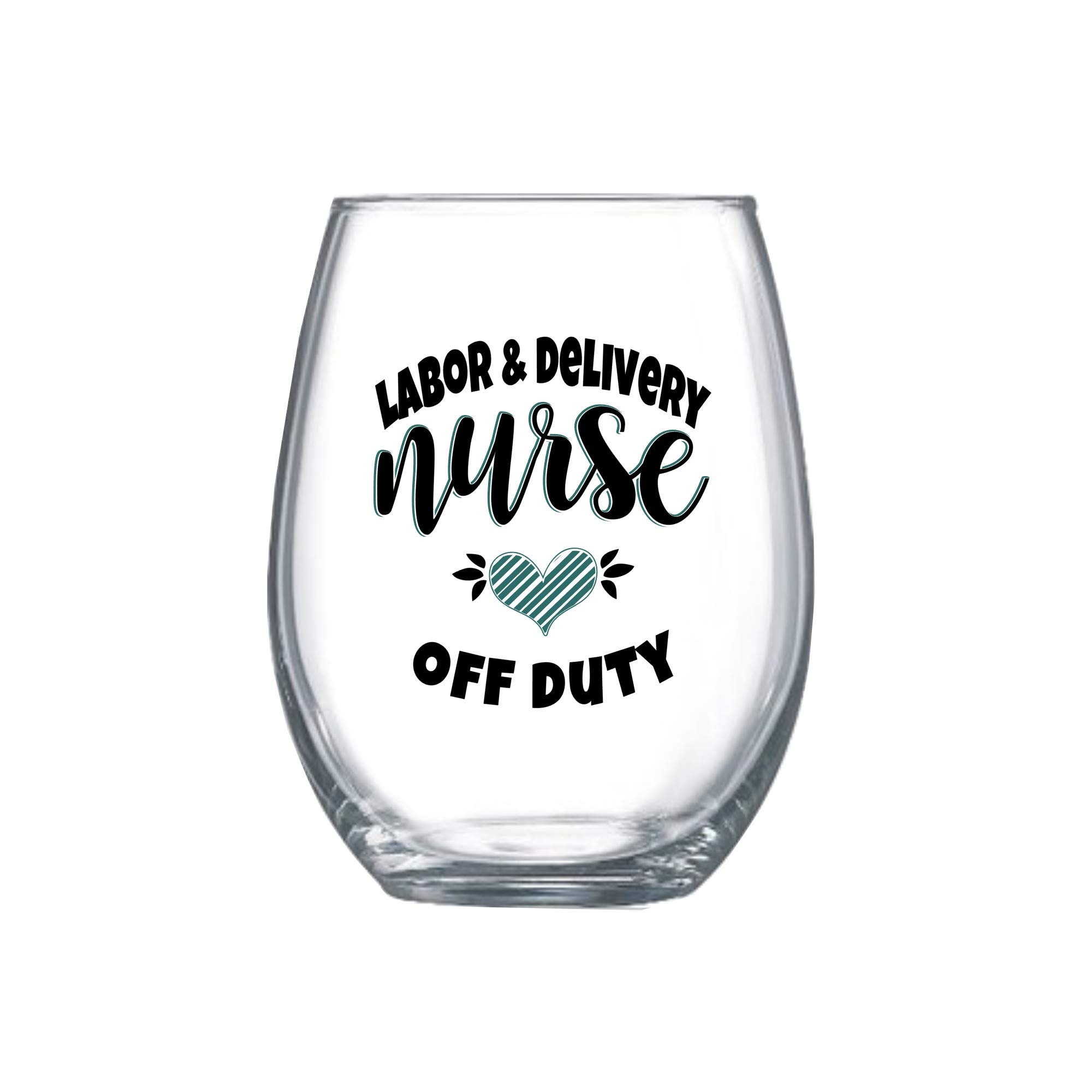 Labor and Delivery Nurse Gifts Funny for Women Wine Glass Thank You Gifts l&d 0047