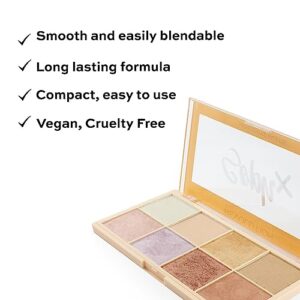 Makeup Revolution Soph X Highlighter Palette, Highlighter Makeup, Gluten Free, Vegan & Cruelty-Free, 16g