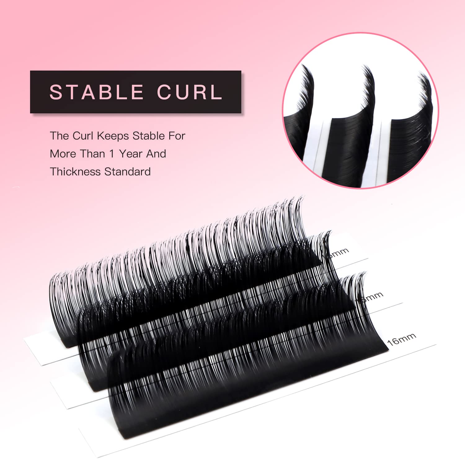 TDANCE Classic Lash Extensions Premium C CC D DD J B L Curl 0.03-0.18mm Thickness Semi Permanent Volume Eyelash Extensions Professional Salon Use Mixed 10-17mm Length In One Tray (D-0.05,10-17mm)