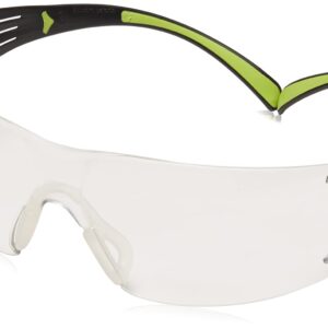 3M Secure Fit 400 Series Protective Eyewear, Standard, Black/Green