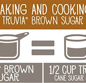 Truvia Brown Sugar Blend, Mix of Natural Stevia Sweetener and Brown Sugar, 18 oz Bag