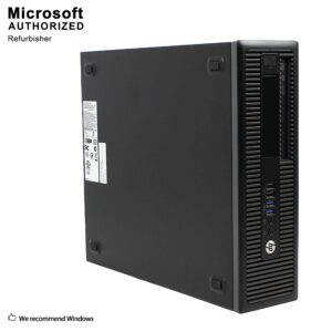 HP EliteDesk 800 G1 Small Form Business High Performance Desktop Computer PC (Intel Core i5 4570 3.2G,8G RAM DDR3,3TB HDD,DVD-ROM,WIFI, Windows 10 Professional)(Renewed)