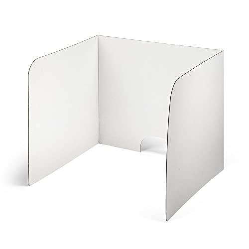 X-Tra Large USA-Made Premium Privacy Shields™ - 24" Tall - 26" x 28" WorkSpace - 6-12 - Sold in 10 and 20 Packs - Durable (1/8" Thick) - Computer Shields - Voting Booth