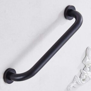 ELLO&ALLO Oil Rubbed Bronze Bathroom Shower Grab Bar, Home Care Bath Hardware (16 Inch)