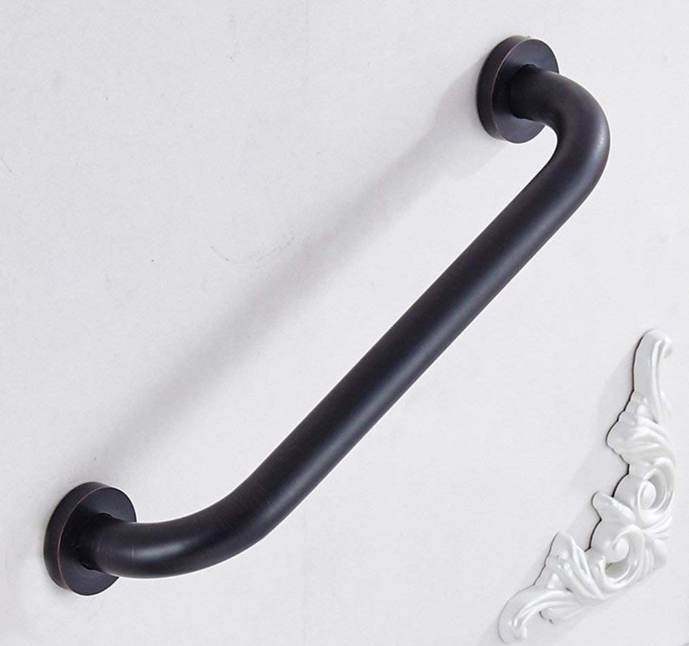 ELLO&ALLO Oil Rubbed Bronze Bathroom Shower Grab Bar, Home Care Bath Hardware (16 Inch)