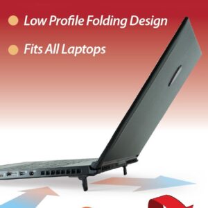 Laptop Cooling Feet, Improves Laptop Cooling Performance. Works with All laptops, Mobile workstations, Gaming. Alienware, Dell, Apple, HP, Lenovo, MSI, Razor, Asustec, Acer.