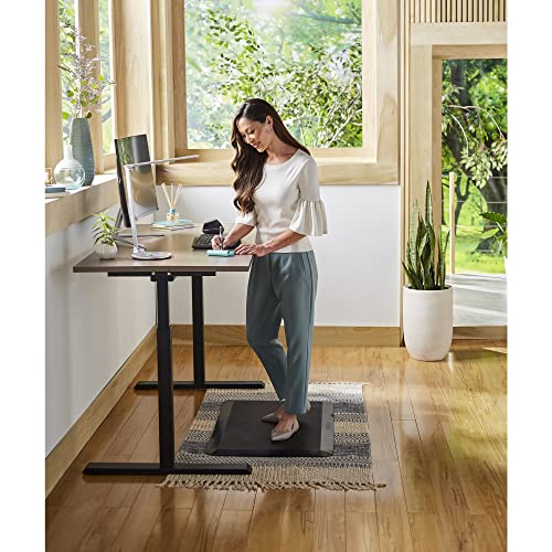 Realspace® Magellan 60"W Pneumatic Height-Adjustable Standing Desk, Gray