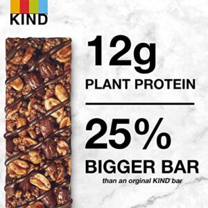 KIND Protein Bars, Double Dark Chocolate Nut, Gluten Free, 12g Protein,1.76oz, 12 count