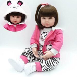 PURSUEBABY Toddler Reborn Baby Dolls Girls Soft Body 20 inch (Amy)…