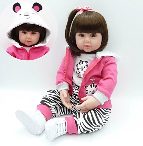 PURSUEBABY Toddler Reborn Baby Dolls Girls Soft Body 20 inch (Amy)…