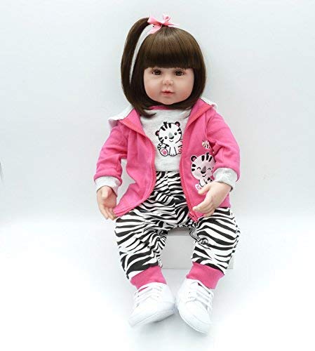 PURSUEBABY Toddler Reborn Baby Dolls Girls Soft Body 20 inch (Amy)…