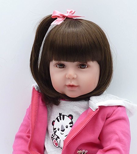 PURSUEBABY Toddler Reborn Baby Dolls Girls Soft Body 20 inch (Amy)…