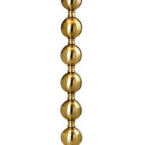 SAFAVIEH Lighting Collection Reflections Modern Farmhouse Stacked Ball Brass 59-inch Living Room Bedroom Home Office Standing Floor Lamp (LED Bulb Included)