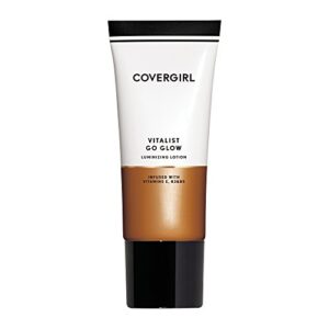 covergirl vitalist go glow glotion, bronze, 0.06 pound (packaging may vary)