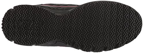 Fila Women's Memory Reckoning 8 Slip Resistant Steel Toe Running Shoe Sr St, Black/Black/KOPK, 10