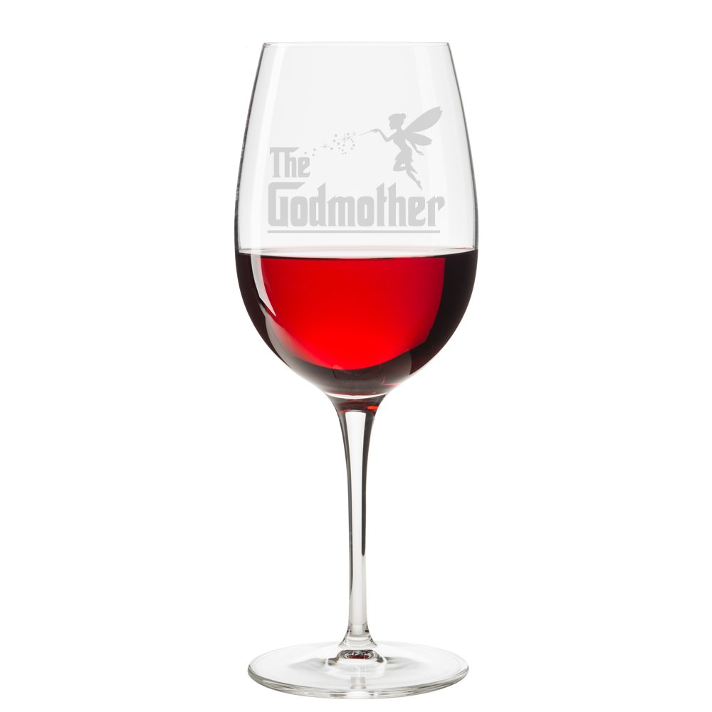 The Fairy Godmother Engraved 18 oz Wine Glass
