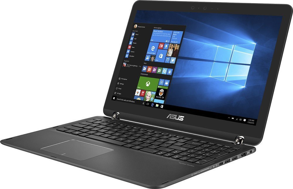 ASUS Flagship 15.6" Gaming FHD flip 2-in-1 Touchscreen Laptop, Intel i7-7500U, 12GB RAM, 128GB SSD + 2TB HDD, NVIDIA GeForce 940MX 2GB, Backlit Keyboard, WLAN, USB Type C, Bluetooth, HDMI, Windows 10