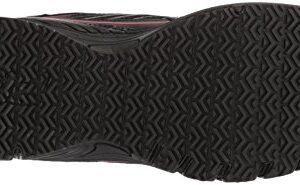 Fila Women's Memory Reckoning 8 Slip Resistant Steel Toe Running Shoe Sr St, Black/Black/KOPK, 12