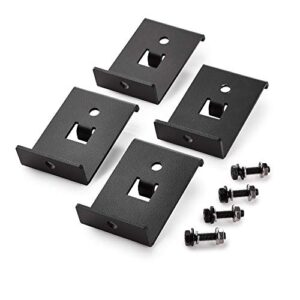 goal zero solar panel mounting kit boulder mounting bracket kit x 4 use with boulder 50 and boulder 100 solar panels ideal for installation on vehicle roofs and uninhabited dwellings