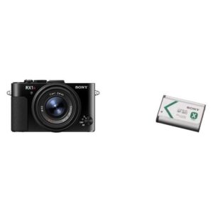 sony cyber-shot dsc-rx1 rii digital still camera and np-bx1/m8 lithium-ion x type battery (silver)