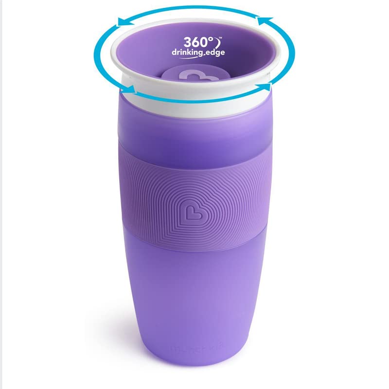 Munchkin 14 oz Miracle 360° Sippy Cup (Pink/Purple)