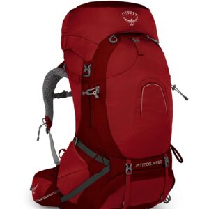 Osprey Atmos Ag 65 Backpack, Rigby Red, Small