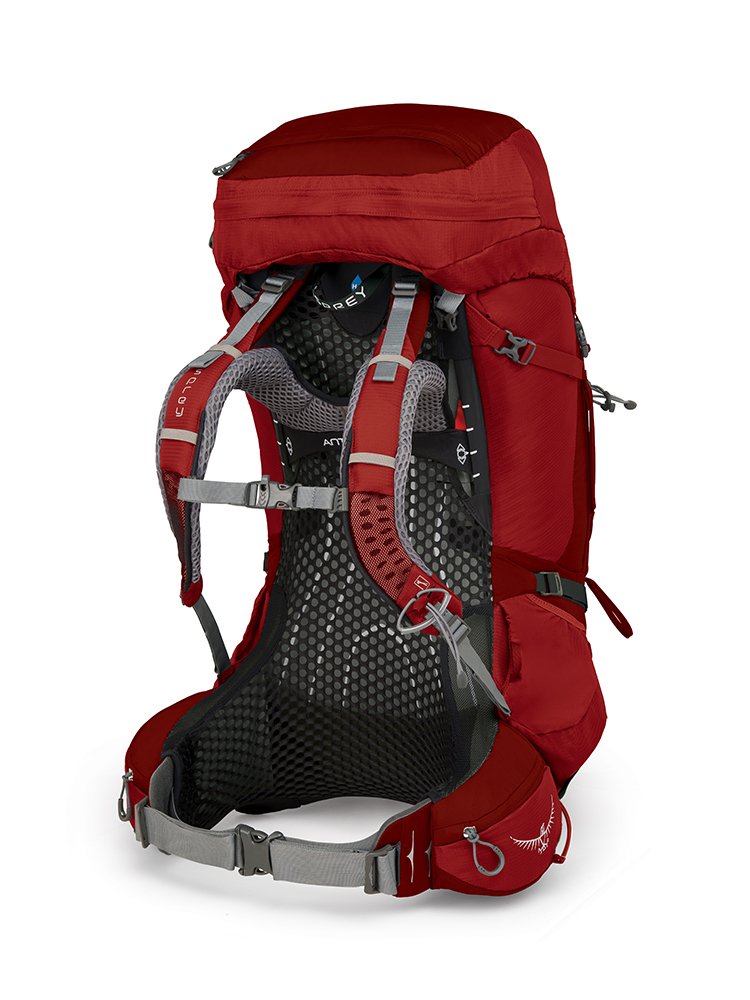 Osprey Atmos Ag 65 Backpack, Rigby Red, Small