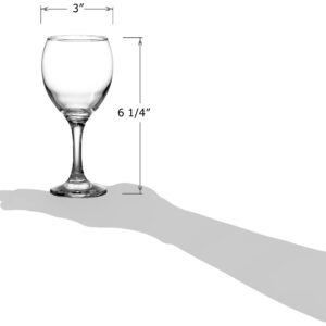 Classic Crystal Clear Stemmed Red Wine Glass, 12 Ounce - Set of 4